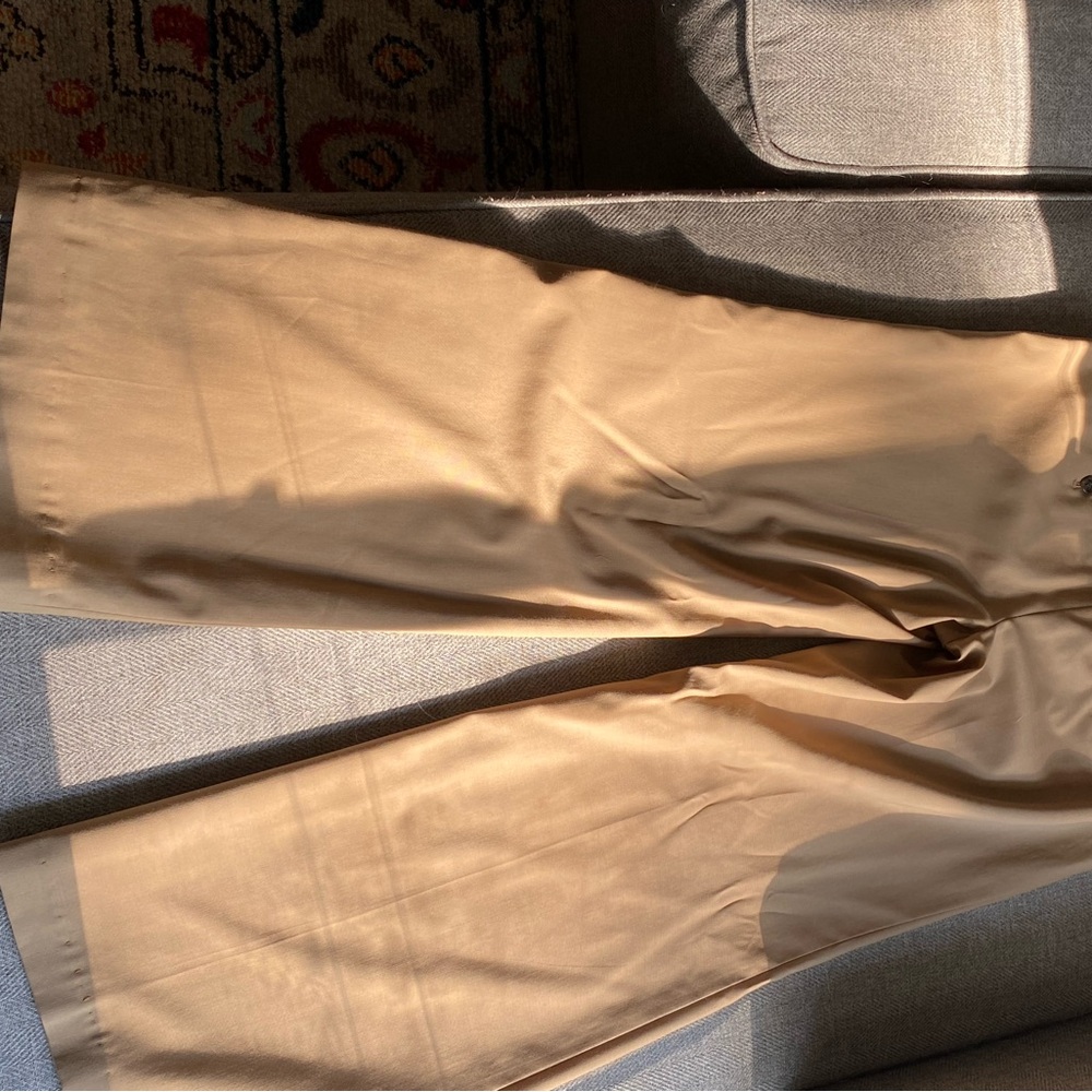 Ann Taylor Tan Wide Leg Pants